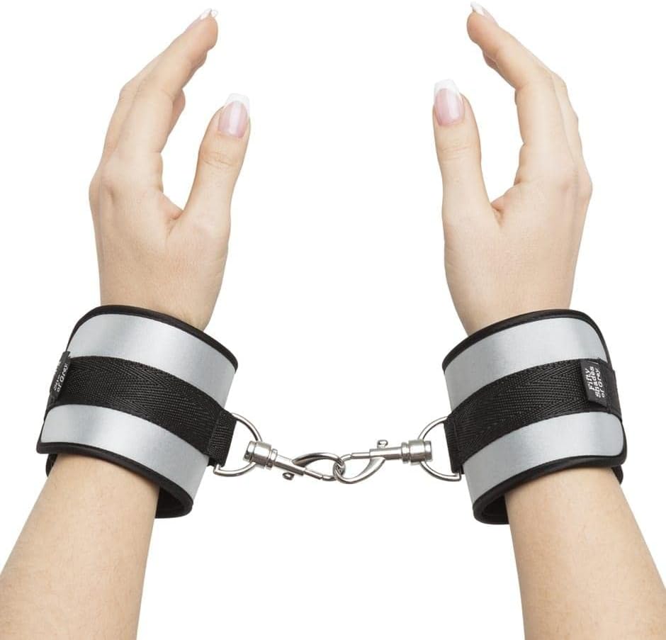 Fifty Shades of Grey Hard Limits 4-Piece Restraint Kit Black/Silver
