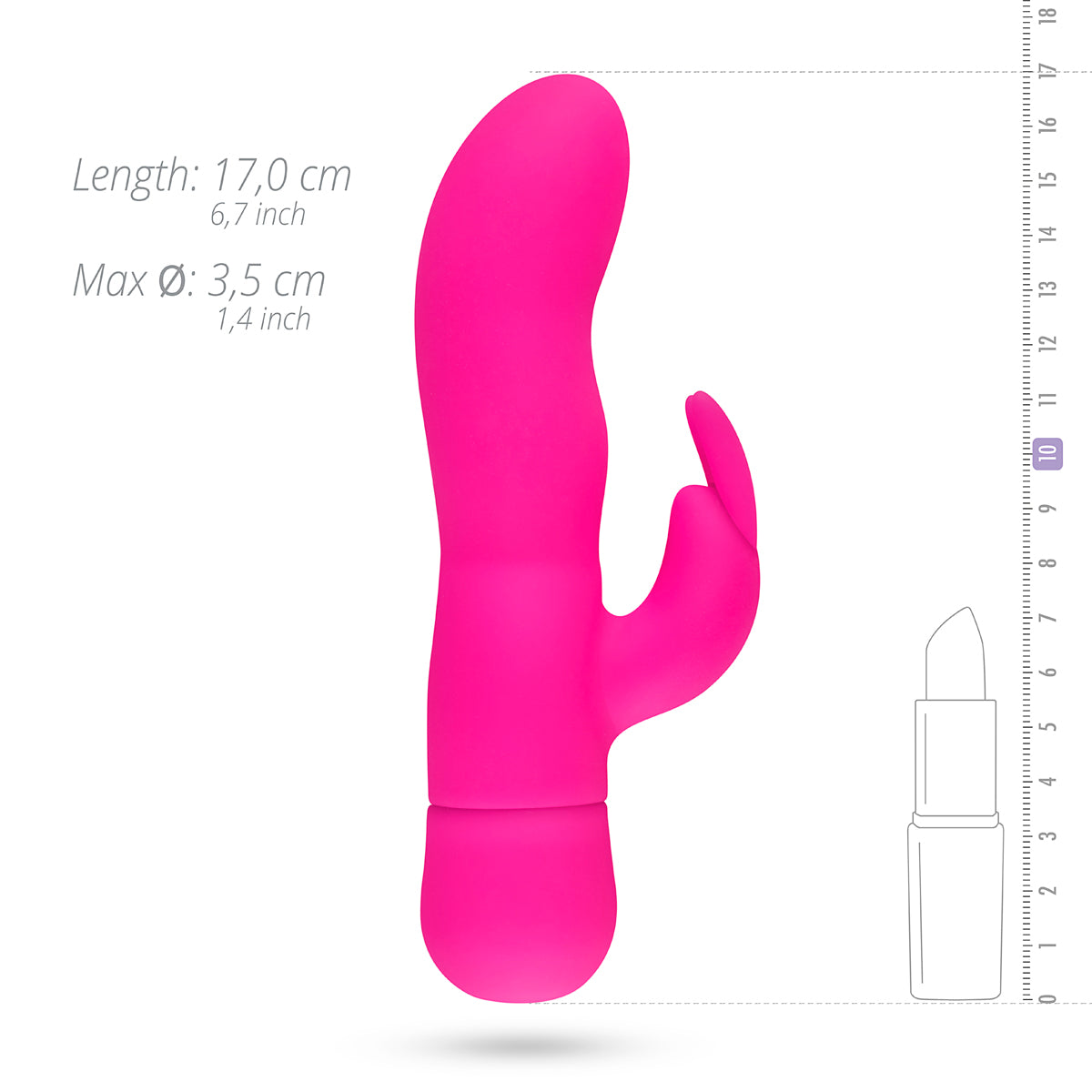Silicone Massager – Hot Pink Edition