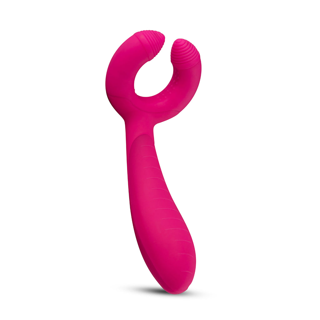 Plezo DuoPulse Flex Massager – Hot Pink Edition