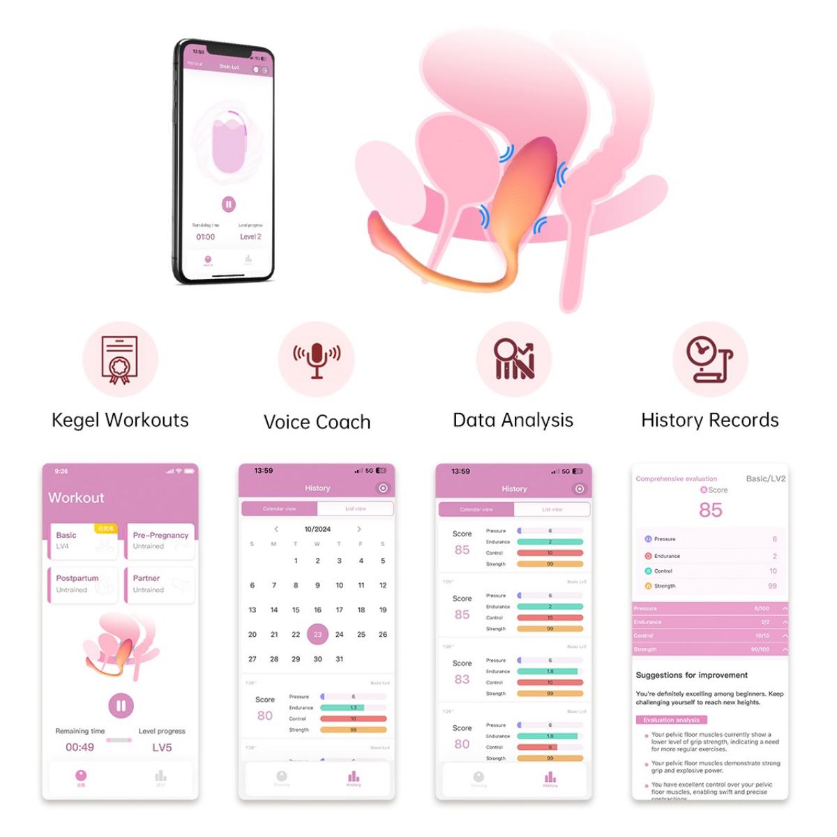 Plezo Fit Egg – Smart Kegel Trainer