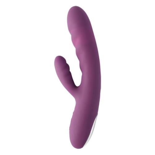 Plezo DualWave Smart Vibrating Massager – Deep Plum Edition