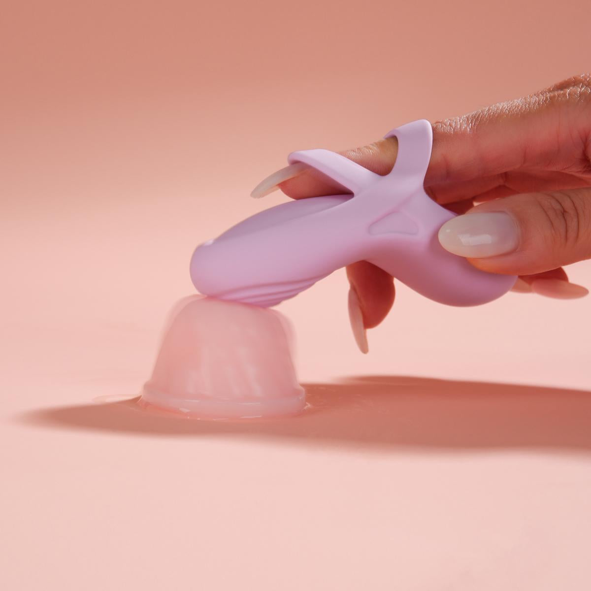 Plezo FlexiGrip Mini Massager – Lilac Touch Edition