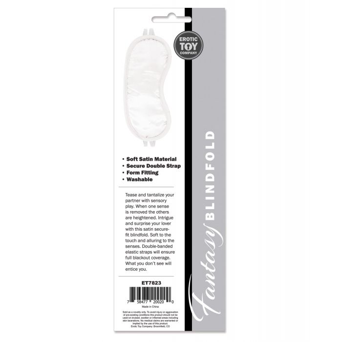 Erotic Toy Company Satin Fantasy Blindfold - Black