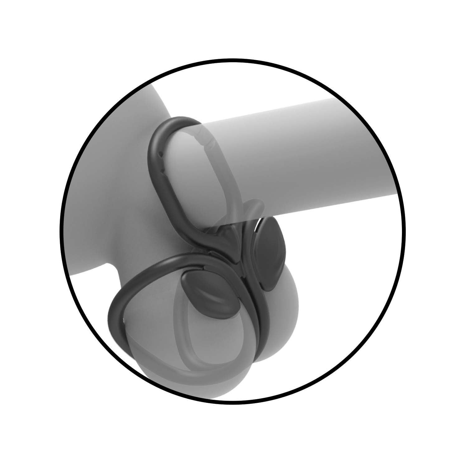 My Cock Ring The Triad Cockring & Ball Cinch - Black