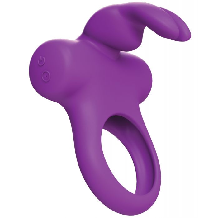 VeDO Frisky Bunny Rechargeable Vibrating Ring - Black Pearl